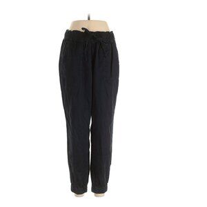 Loft Twill Jogger Pants - Black Size M New with Tags